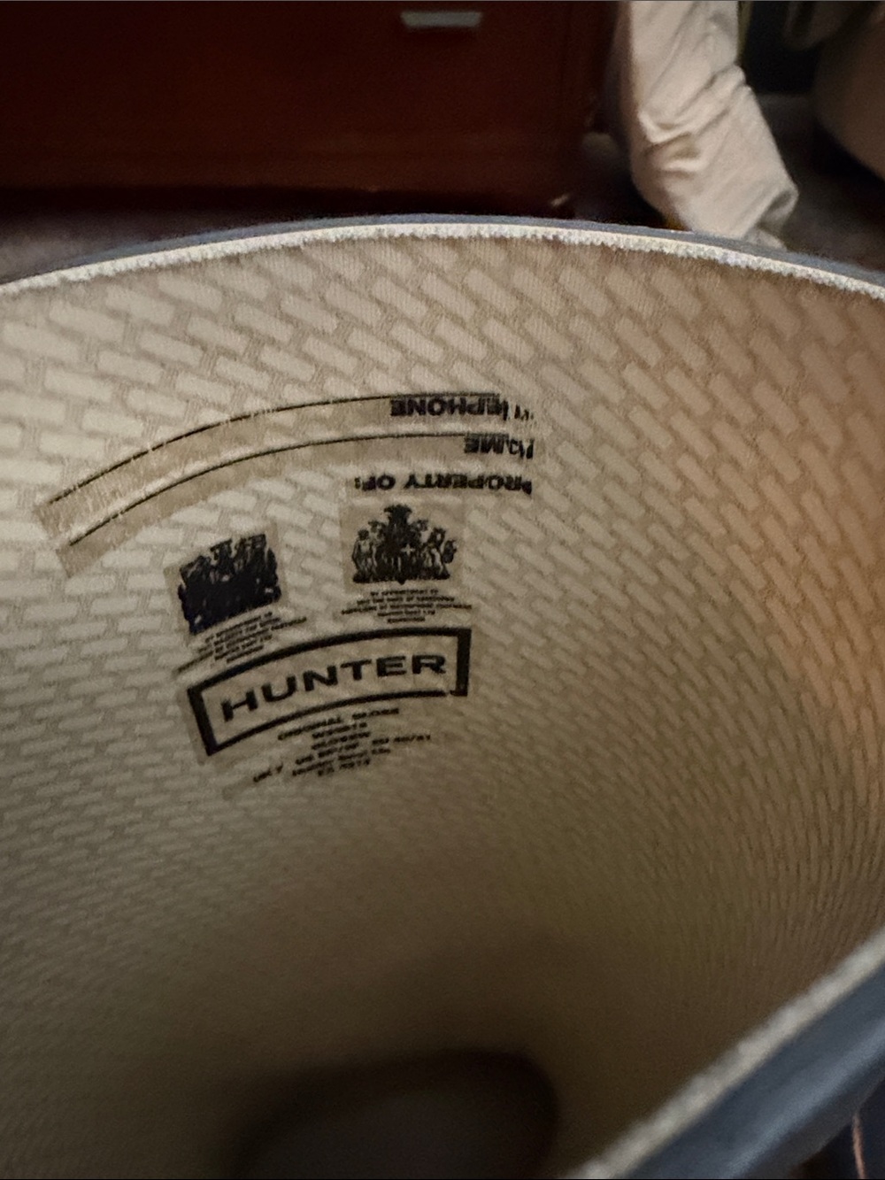 Hunter Tall Gloss Rain Boots in Gray - Picture 4 of 8